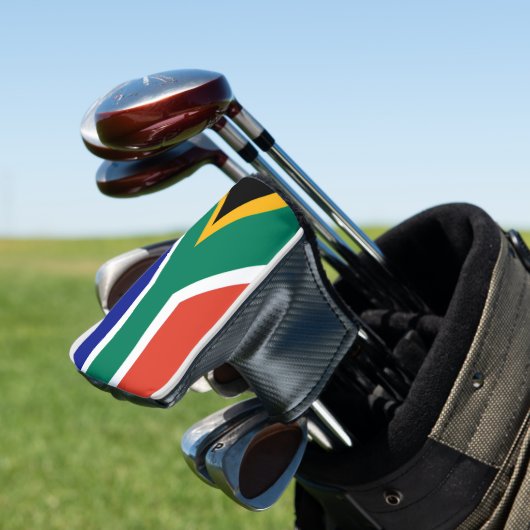 Patriotic Südafrika flagge Bokke Golf Headcover (In Situ)