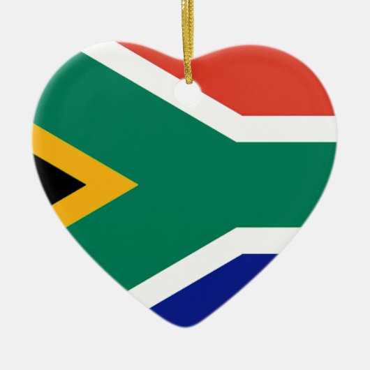 Patriotic Südafrika flagge Bokke Keramikornament (Vorne)