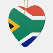 Patriotic Südafrika flagge Bokke Keramikornament (Links)