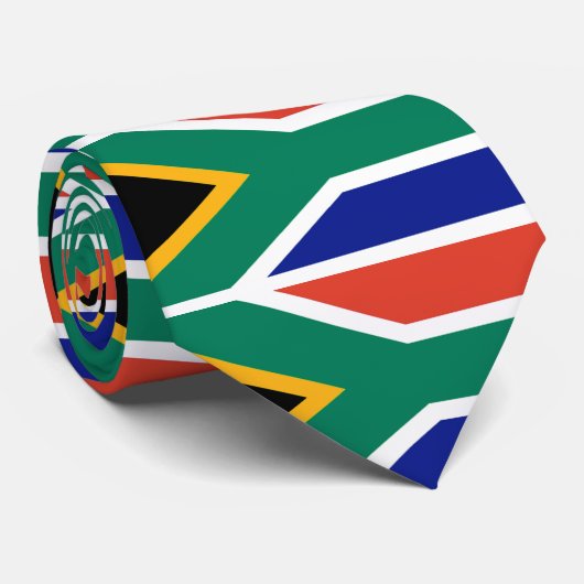 Patriotic Südafrika flagge Bokke Krawatte (Gerollt)