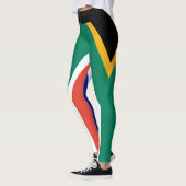 Patriotic Südafrika flagge Bokke Leggings (Links)