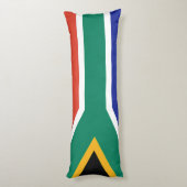 Patriotic Südafrika flagge Bokke Seitenschläferkissen (Rückseite (Vertikal))