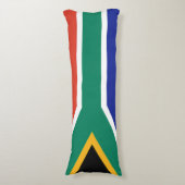 Patriotic Südafrika flagge Bokke Seitenschläferkissen (Vorderseite Vertikal)