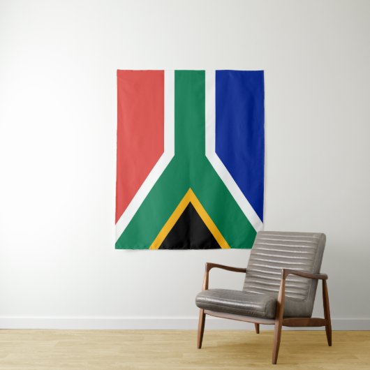 Patriotic Südafrika flagge Bokke Wandteppich (Beispiel)