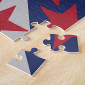Patriotic Sunburst: American Flag Artwork Puzzle (Seite)