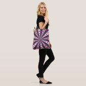 Patriotic Sunburst: American Flag Artwork Tasche (Am Model)
