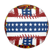 Patriotic Super Vater Baseball (Rückseite)
