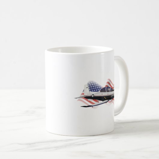 Patriotic T-6 Texan II Trainer Airbus Kaffeetasse (VorderseiteRechts)