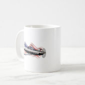 Patriotic T-6 Texan II Trainer Airbus Kaffeetasse (Vorderseite Links)