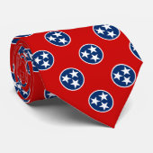Patriotic Tennessee fashion, flag, USA business Krawatte (Gerollt)