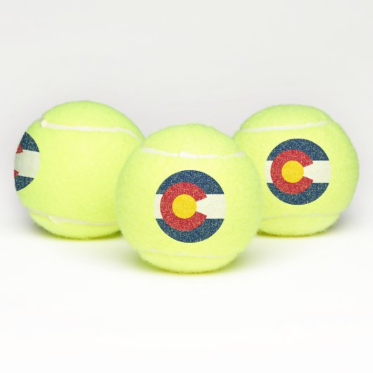 Patriotic Tennis Ball mit Flag Colorado, USA (Multi)