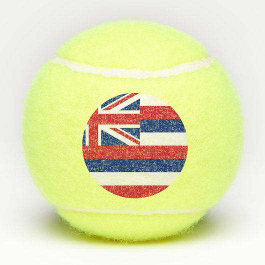 Patriotic Tennis Ball mit Flag Hawaii, USA (Rückseite)