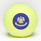 Patriotic Tennis Ball mit Flag Louisiana, USA (Vorderseite)