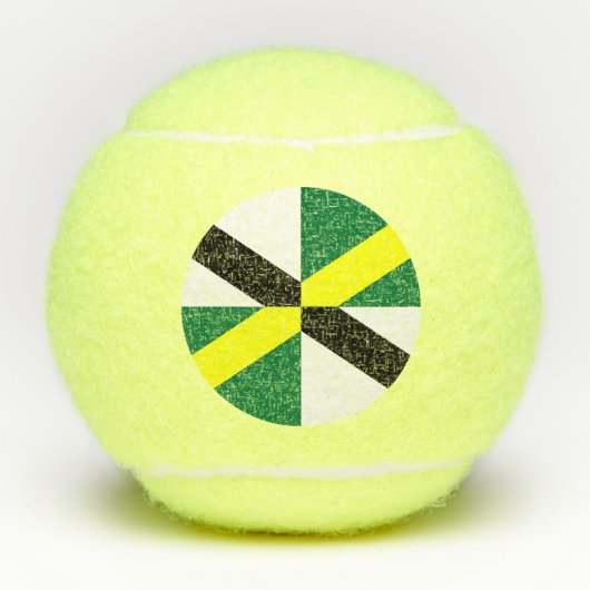 Patriotic Tennis Ball mit Flag Monterey, USA (Vorderseite)