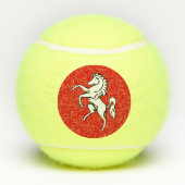 Patriotic Tennis Ball with Flag of Kent County (Rückseite)