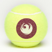 Patriotic Tennis Ball with Flag of Phoenix City (Rückseite)