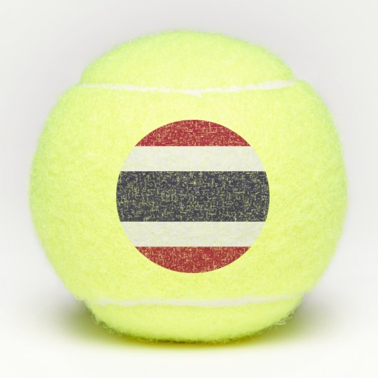 Patriotic Tennis Ball with Flag of Thailand (Vorderseite)