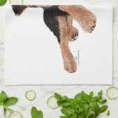 Patriotic Terrier Puppy Geschirrtuch (Gefaltet)