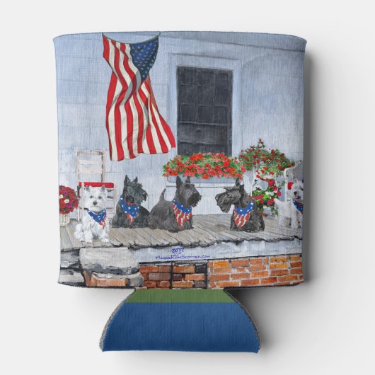 Patriotic Terriers Dosenkühler (Rückseite)