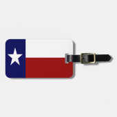Patriotic Texas Flag Gepäckanhänger (Vorderseite horizontal)