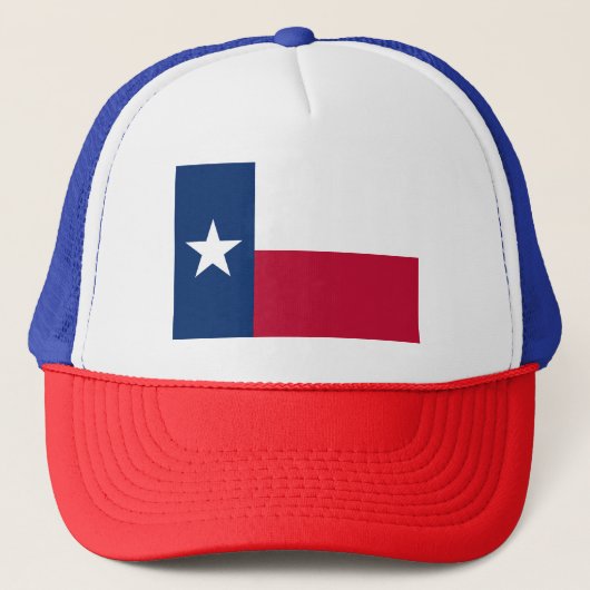 Patriotic Texas Staatsflagge Truckerkappe (Vorderseite)