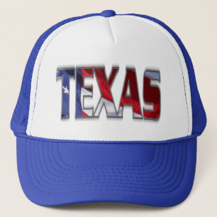 Patriotic Texas und American Flag Hat Truckerkappe