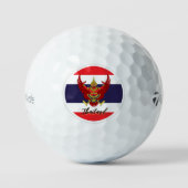 Patriotic Thai Flag Golf Balls, Thailand Golfball (Vorderseite)