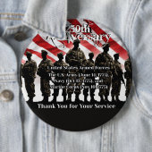 Patriotic Thank you for Your Service Button (Beispiel)