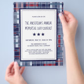 Patriotic Theme Ansammlung Flyer (Gedenktag etc.) (Hand)