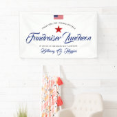 Patriotic Themed Political Fundraiser Banner (Insitu)