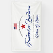 Patriotic Themed Political Fundraiser Banner (Vertikal)