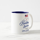 Patriotic Themed | Politischer Stil Zweifarbige Tasse (VorderseiteRechts)