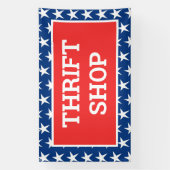 Patriotic Thrift Shop Banner (Vertikal)