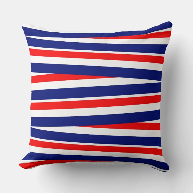 Patriotic Throw Kissen (Vorderseite)