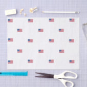 patriotic tissue paper seidenpapier (Handwerk)