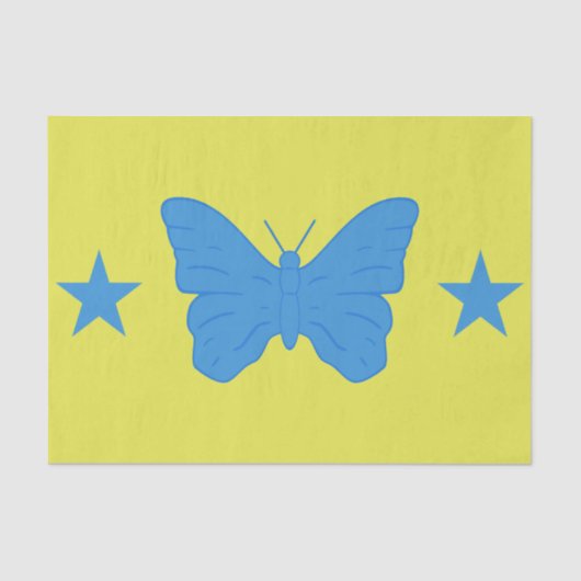 Patriotic tissue paper with flag of Bady Bassit Seidenpapier (Vorderseite)