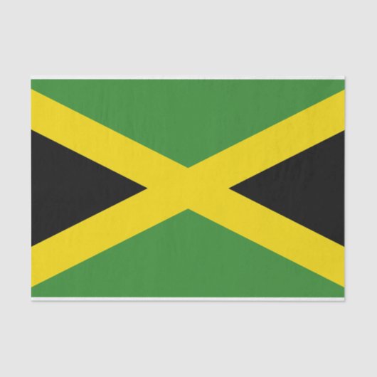 Patriotic tissue paper with flag of Jamaica Seidenpapier (Vorderseite)