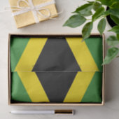 Patriotic tissue paper with flag of Jamaica Seidenpapier (Geschenk)