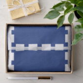 Patriotic tissue paper with flag of Quebec City Seidenpapier (Geschenk)
