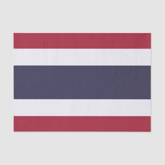 Patriotic tissue paper with flag of Thailand Seidenpapier (Vorderseite)