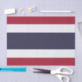 Patriotic tissue paper with flag of Thailand Seidenpapier (Handwerk)