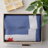 Patriotic tissue paper with flag of Toronto Seidenpapier (Geschenk)