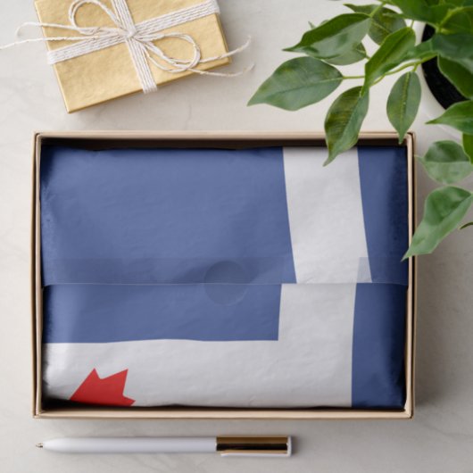 Patriotic tissue paper with flag of Toronto Seidenpapier (Geschenk)