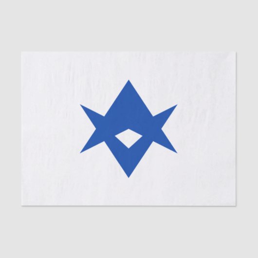 Patriotic tissue paper with flag of Toyota City Seidenpapier (Vorderseite)