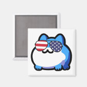 Patriotic Toby Magnet (Vorderseite/Rückseite)