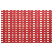 Patriotic Tonga Flag Weiße Grenze Stoff (Yard (91,4 cm))