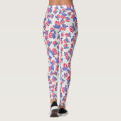 Patriotic Top Hats Leggings (Rückseite)