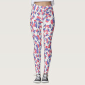 Patriotic Top Hats Leggings (Vorderseite)