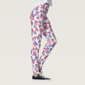 Patriotic Top Hats Leggings (Rechts)