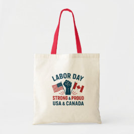 Patriotic Tote Bag - USA & Kanada Tragetasche
